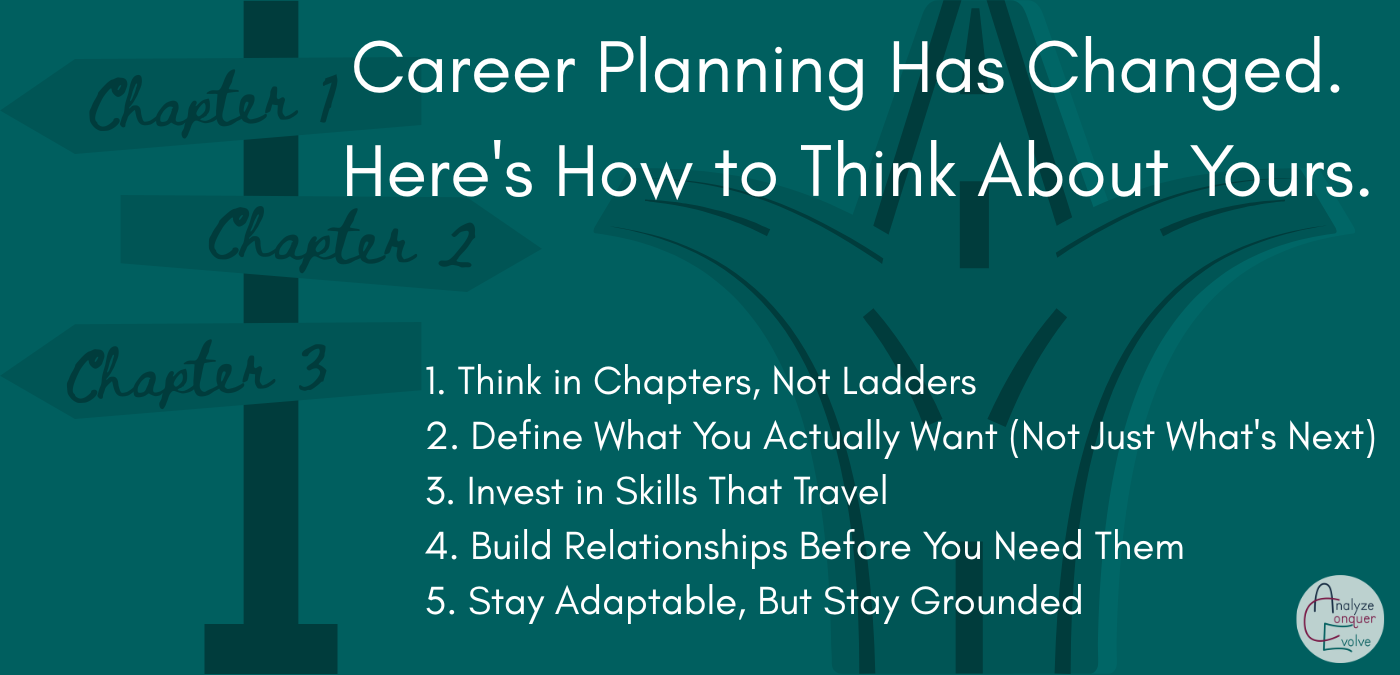 Career Planning Has Changed. Here's How to Think About Yours.