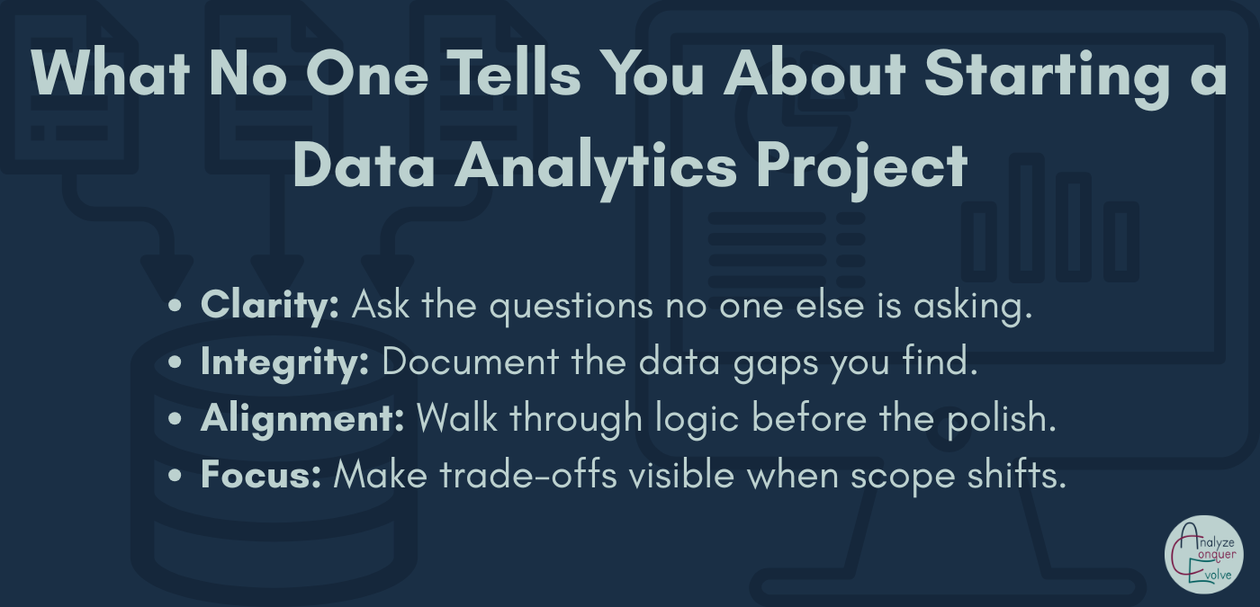 How to Start a Data Analytics Project Successfully